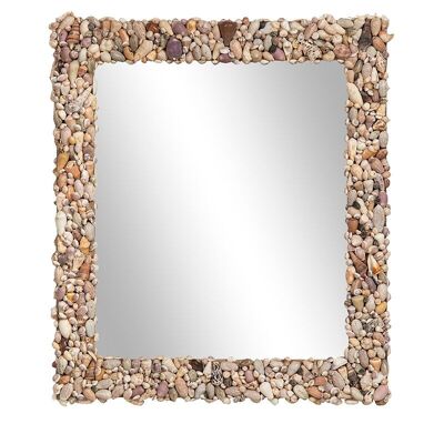 Specchio con cornice a conchiglia-505007