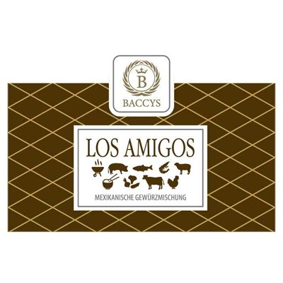 BACCYS miscela di spezie - LOS AMIGOS - scatola di aromi 85g