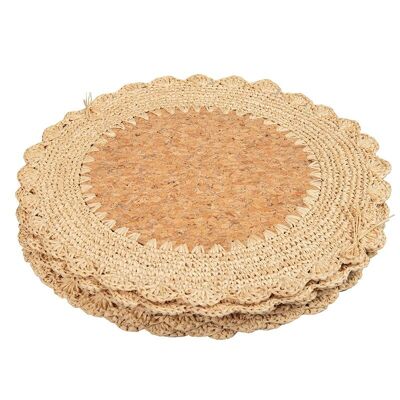 Set de table crochet par 6-601004