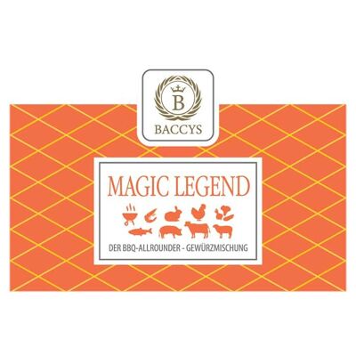 BACCYS miscela di spezie - MAGIC LEGEND - barattolo di aromi 85g