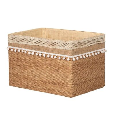 Caja rafia decorada-801022