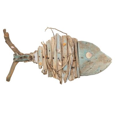 Driftwood fish wall light-901023