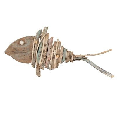 Driftwood fish wall lamp-901024