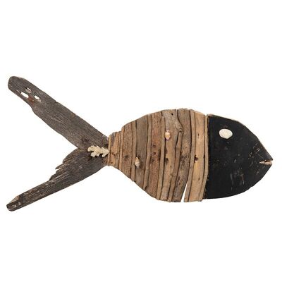 Driftwood fish wall light-901031