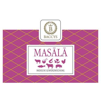 Mélange d'épices BACCYS - MASALA - boîte arôme 75g 1