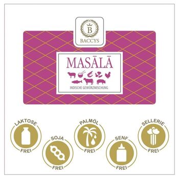 Mélange d'épices BACCYS - MASALA - boîte arôme 75g 3