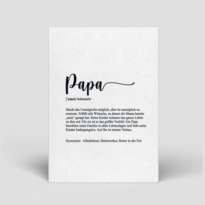 Father's Day card - fair, ecological and sustainable