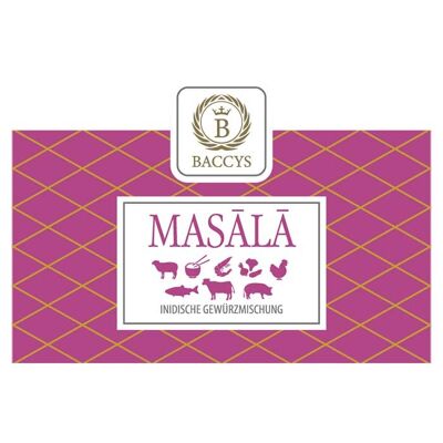 BACCYS spice mix - MASALA - aroma bag 175g