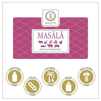 Mélange d'épices BACCYS - MASALA - sachet arôme 50g 3