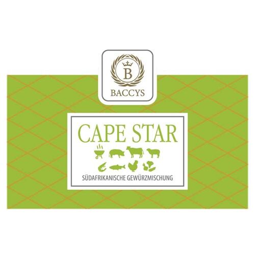 BACCYS Gewürzmischung - CAPE STAR - Aromadose 85g