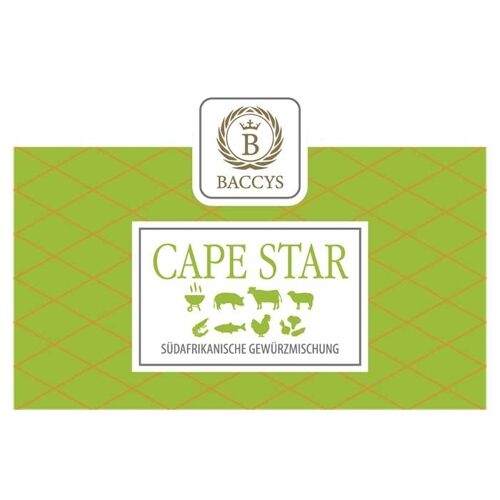 BACCYS Gewürzmischung - CAPE STAR - Aromabeutel 175g