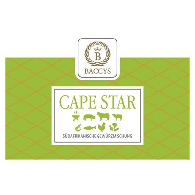 BACCYS Gewürzmischung - CAPE STAR - Aromabeutel 175g