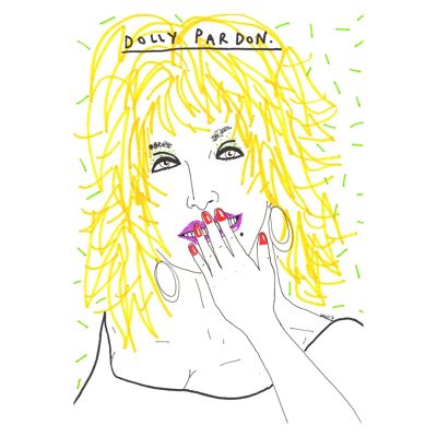 Dolly Pardon | A4-Kunstdruck