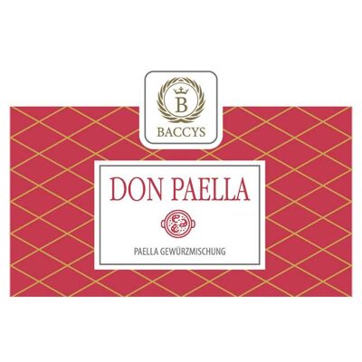 BACCYS miscela di spezie - DON PAELLA - scatola aromi 85g