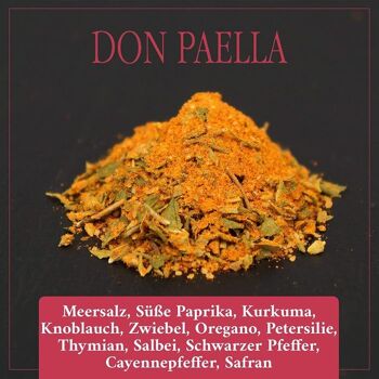 Mélange d'épices BACCYS - DON PAELLA - coffret arôme 85g 2