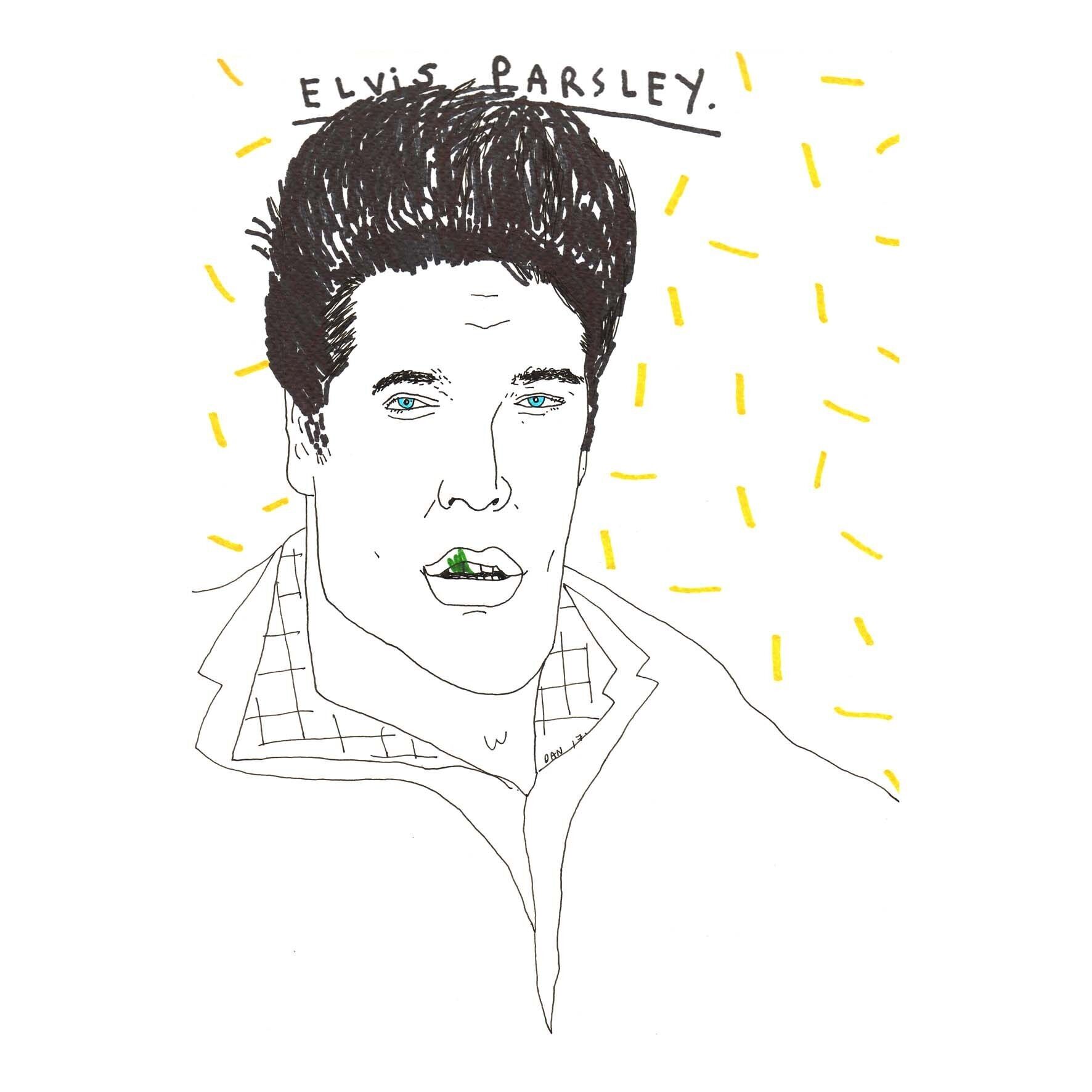 Elvis Parsley | A4 art print