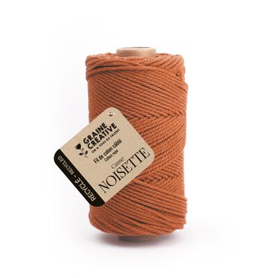 HAZELNUT RECYCLED CABLE COTTON