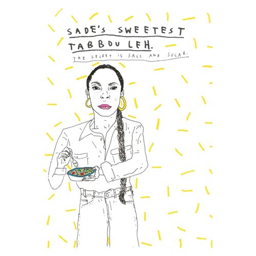 Sade’s Sweetest Tabbouleh | A4 art print