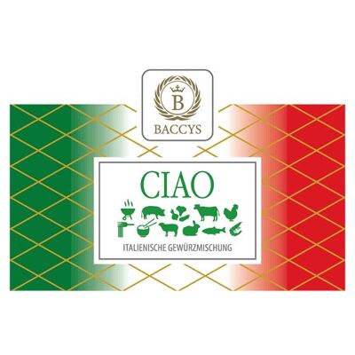 BACCYS miscela di spezie - CIAO - bustina di aromi 175g