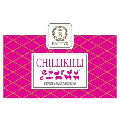 BACCYS miscela di spezie - CHILLIKILLI - latta aromatica 85g