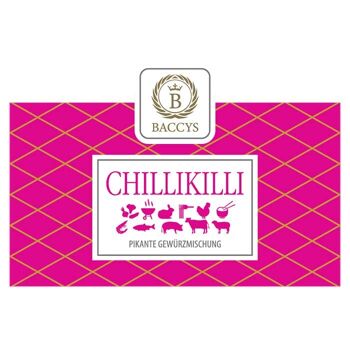 Mélange d'épices BACCYS - CHILLIKILLI - sachet arôme 175g 1