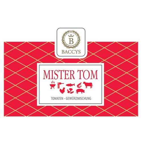 BACCYS Gewürzmischung - MISTER TOM - Aromadose 75g