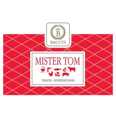 BACCYS miscela di spezie - MISTER TOM - latta aromatica 75g