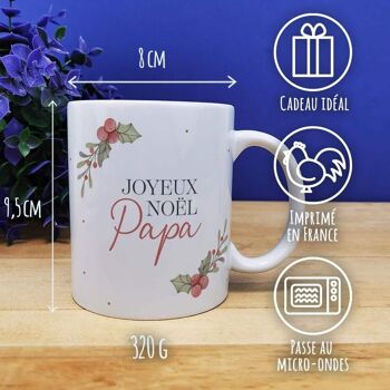 Mug "Joyeux Noël Papa" 4