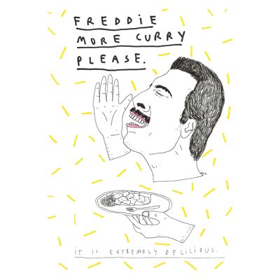 Freddie Plus de Curry | Tirage d'art A4