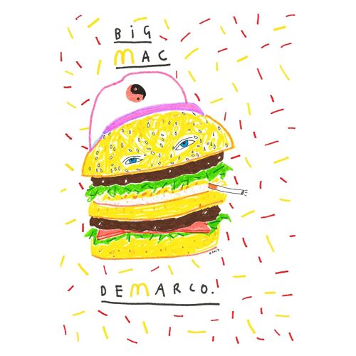 Big Mac Demarco | A4 art print