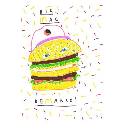 Big Mac Démarco | Tirage d'art A4