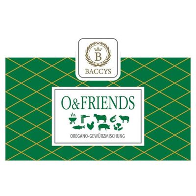 Mezcla de especias BACCYS - O & FRIENDS - aroma tarro 40g