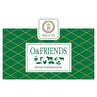 Mezcla de especias BACCYS - O & FRIENDS - aroma bolsa 140g