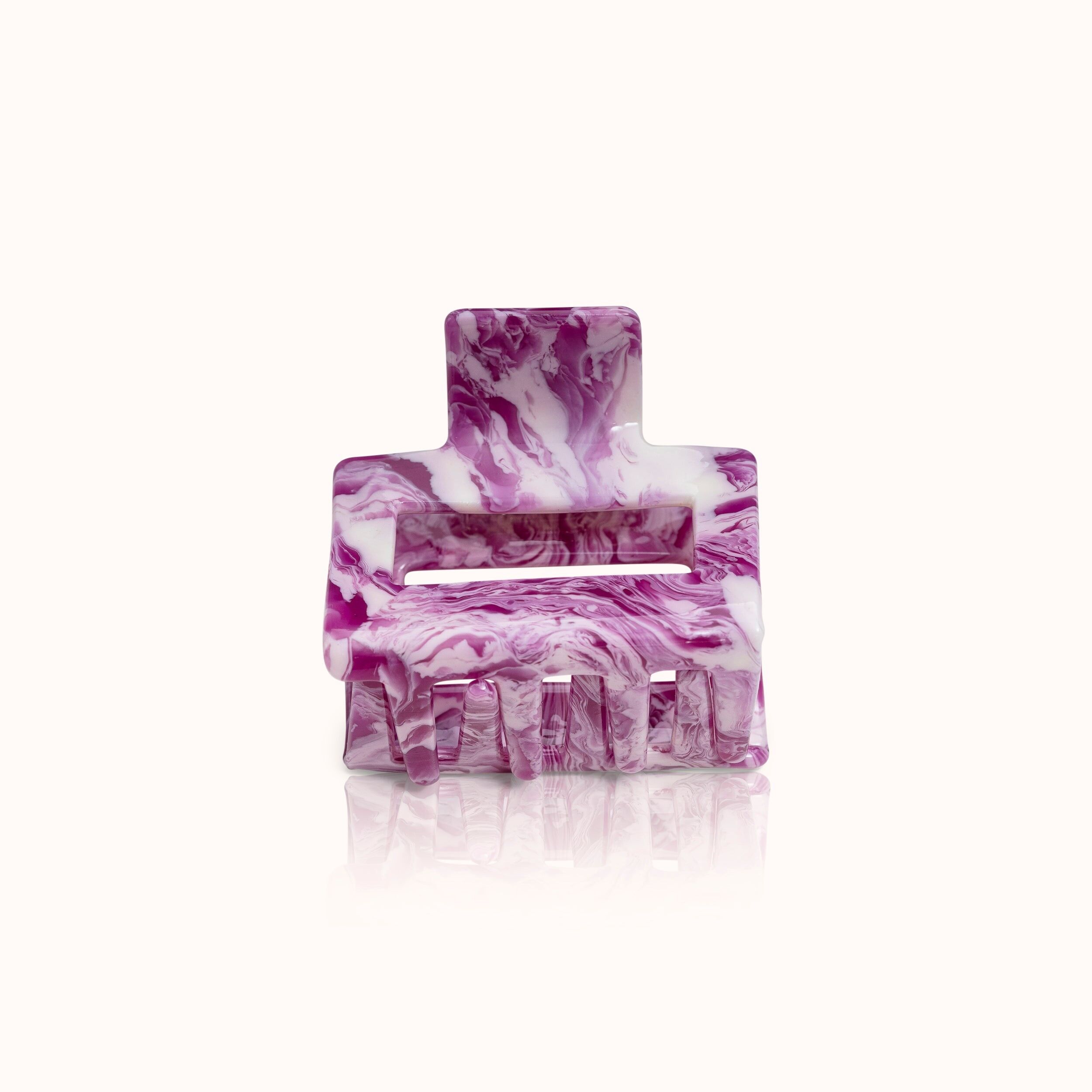 Fermaglio per capelli quadrato per frappè ai mirtilli