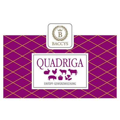 BACCYS Gewürzmischung - QUADRIGA - Aromadose 85g