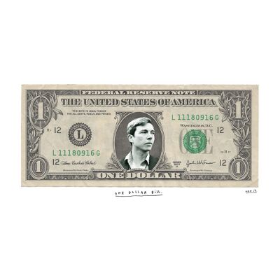 Ein-Dollar-Schein | A4-Kunstdruck