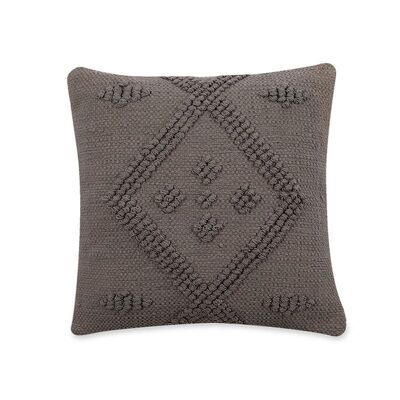 Cotton cushion cover with M/Reed textures