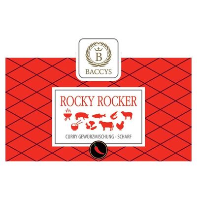 BACCYS miscela di spezie - ROCKY ROCKER - barattolo per aromi 85g