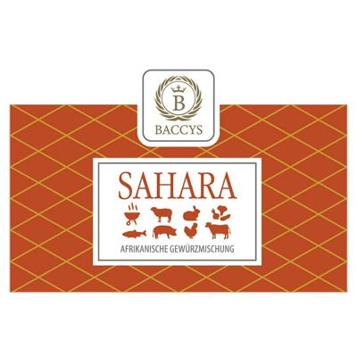 BACCYS Gewürzmischung - SAHARA - Aromadose 65g