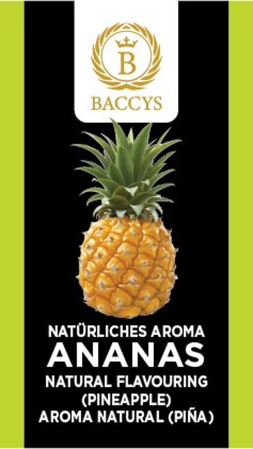 BACCYS Natürliches Aroma - ANANAS - 10ml