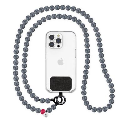 Titanium mobile phone chain incl. Patch