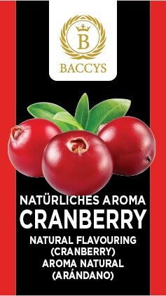BACCYS Natürliches Aroma - CRANBERRY - 10ml