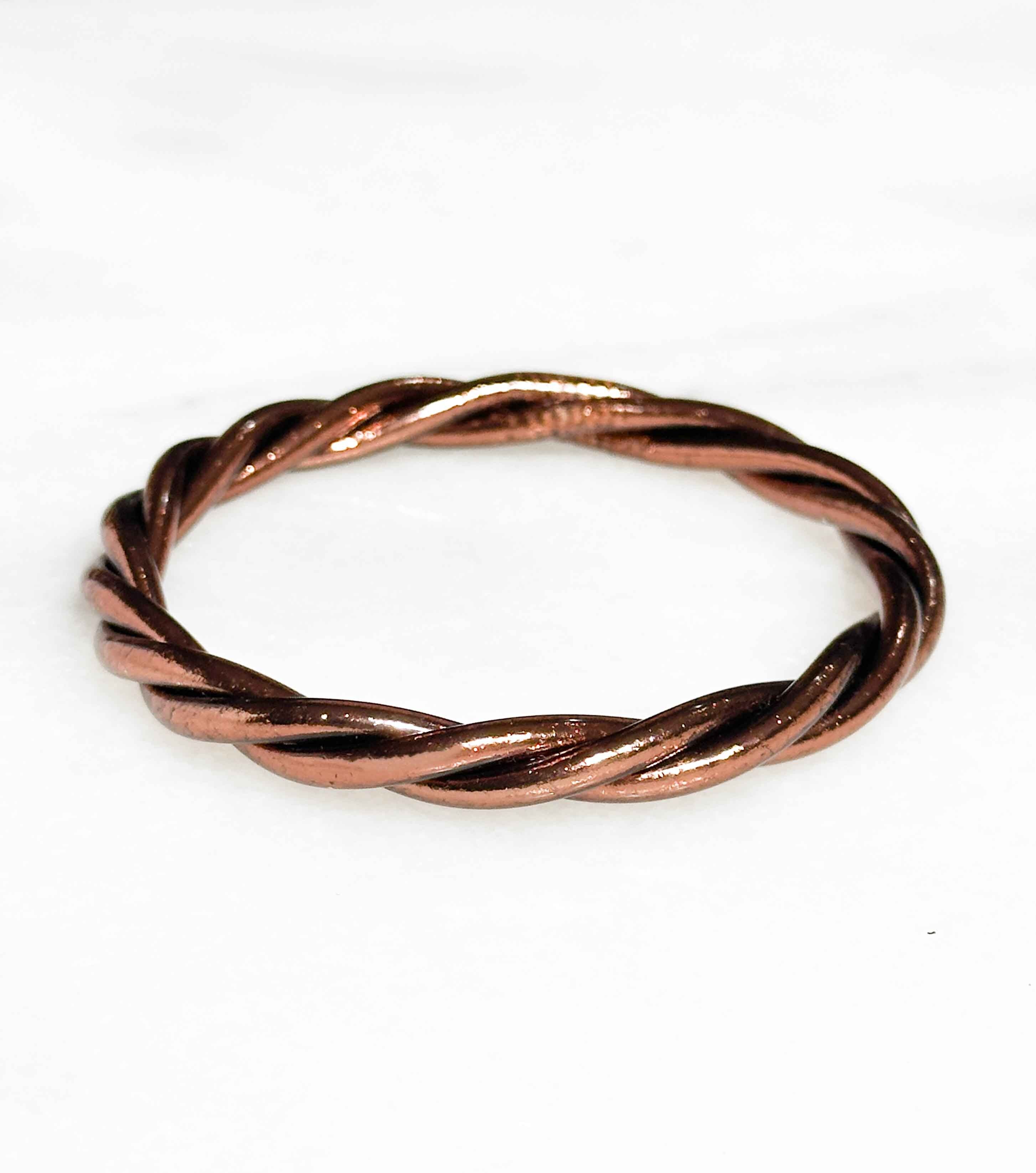 Certified Buddhist bracelet made in Thailand - Twisted model - Choco