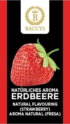BACCYS Natürliches Aroma - ERDBEERE - 10ml