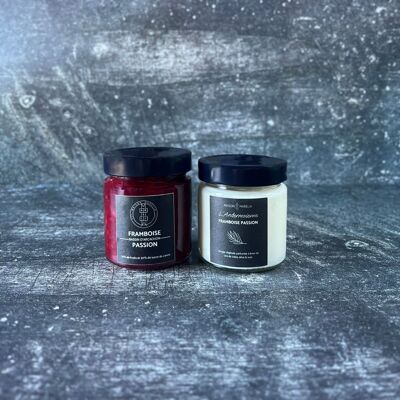 Box of 1 scented vegetable candle (160G) + 1 jam (250G)