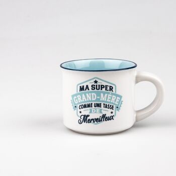 Idée cadeau Nounou - Tasse expresso personnalisée 7