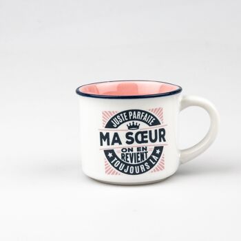 Idée cadeau Nounou - Tasse expresso personnalisée 10