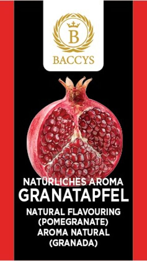 BACCYS Natürliches Aroma - GRANATAPFEL - 10ml