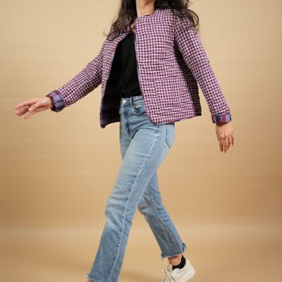 Adult Purple-Scottish Quilt Jacket