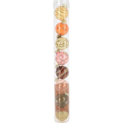 CHRISTMAS BALL 30mm TRANSLUCENT Set 8 pcs